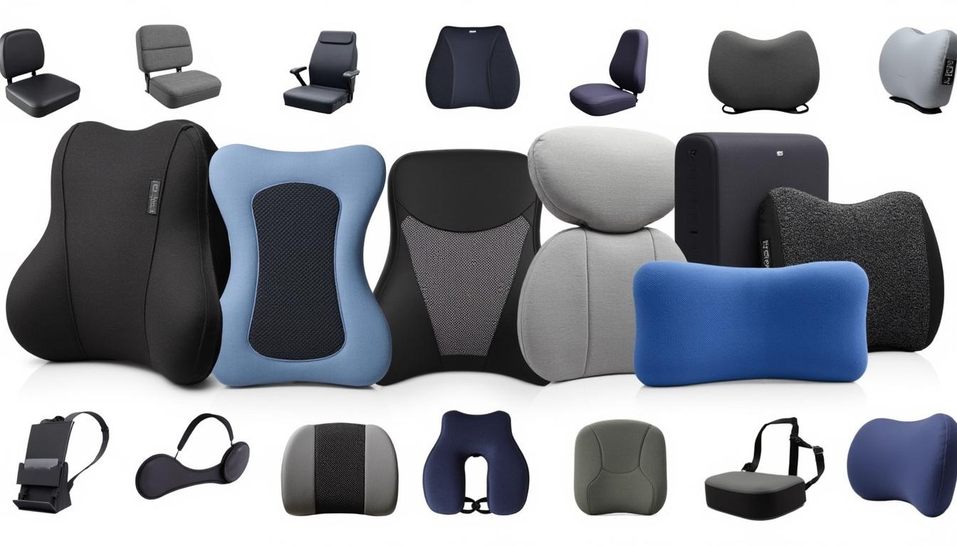 découvrez notre coussin lombaire pour voiture, conçu pour améliorer votre posture pendant vos trajets. profitez d'un confort optimal et arrivez à destination sans douleur grâce à ce soutien ergonomique. idéal pour tous vos voyages!