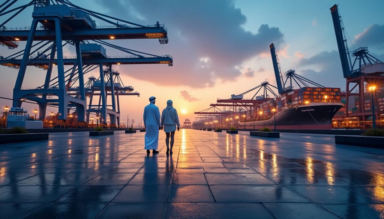 découvrez les installations modernes du port de dubai, un véritable bijou architectural qui impressionne les visiteurs par son allure contemporaine et ses infrastructures de pointe. plongez dans un monde où l'innovation maritime rencontre le luxe, offrant une expérience inoubliable à chaque escale.