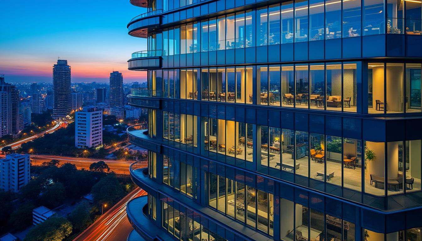 découvrez torre begonias, un chef-d'œuvre d'architecture moderne au cœur de lima, alliant design contemporain et innovation. plongez dans un espace unique qui redéfinit l'horizon de la ville tout en offrant confort et fonctionnalité.