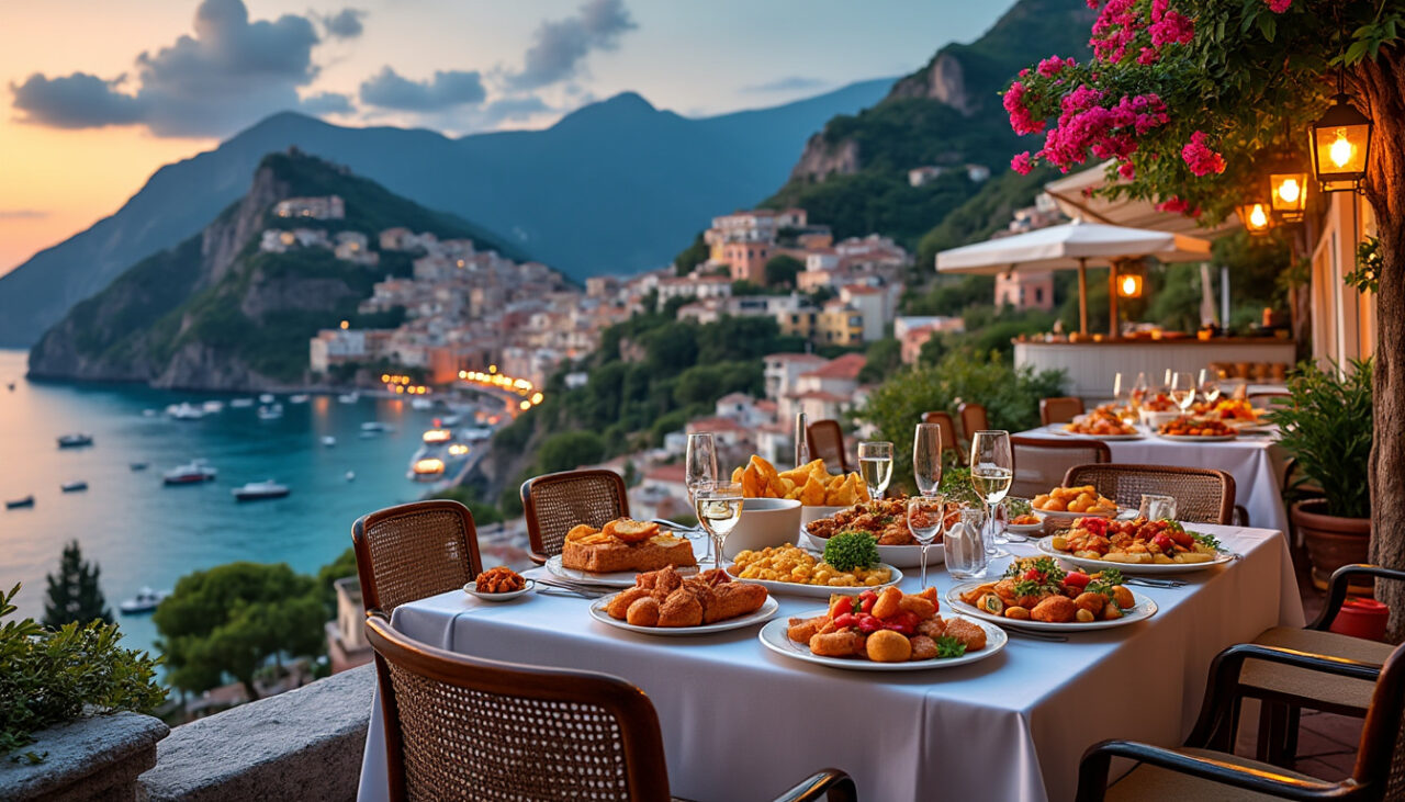 découvrez positano, un charmant village du sud de l'italie réputé pour sa gastronomie locale. savourez des spécialités italiennes authentiques et laissez-vous séduire par les délices culinaires de cette perle de la côte amalfitaine.