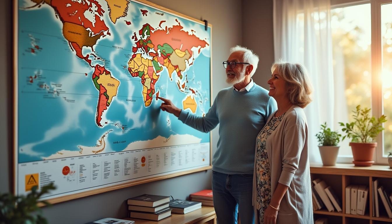 découvrez des inspirations et des conseils pratiques pour réaliser votre rêve de faire un tour du monde à 60 ans, alliant aventure, sérénité et découverte.