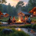 découvrez les campings les plus instagrammables de l'année, parfaits pour les jeunes adultes de 18 à 25 ans à la recherche d'aventures mémorables et de paysages à couper le souffle pour vos photos.