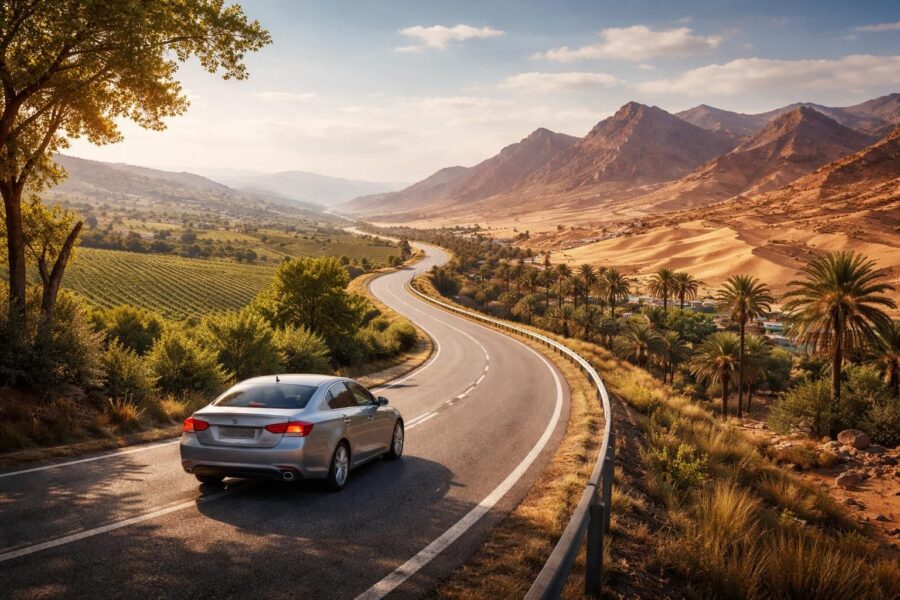 découvrez des paysages époustouflants et vivez une aventure unique lors de votre trajet en voiture entre la france et le maroc.