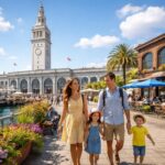 découvrez l'embarcadero ferry building, un lieu parfait pour une journée en famille avec ses marchés, restaurants et vues imprenables sur la baie.