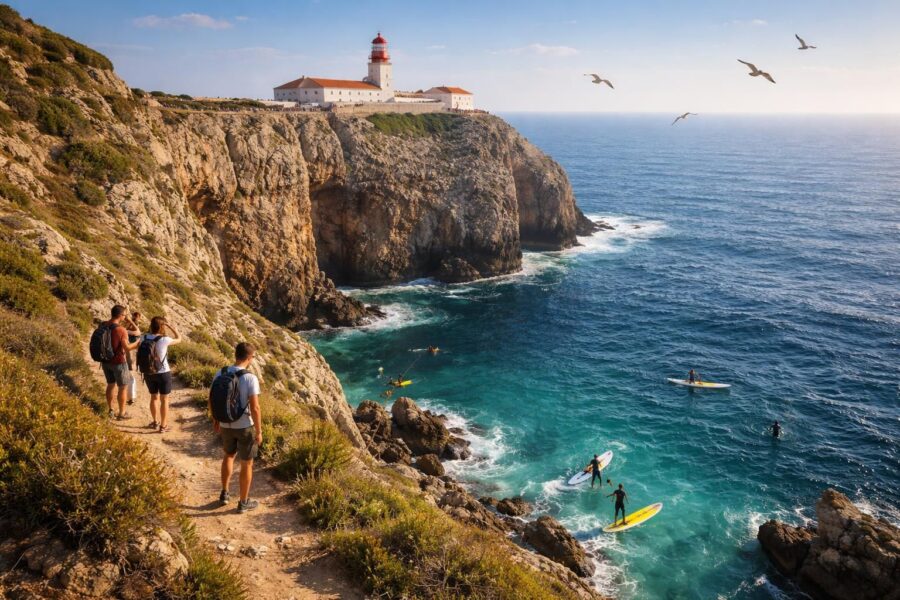 découvrez les meilleures activités à faire à cape st vincent au portugal, entre paysages côtiers spectaculaires, randonnées, visites culturelles et moments de détente au bord de l'océan.