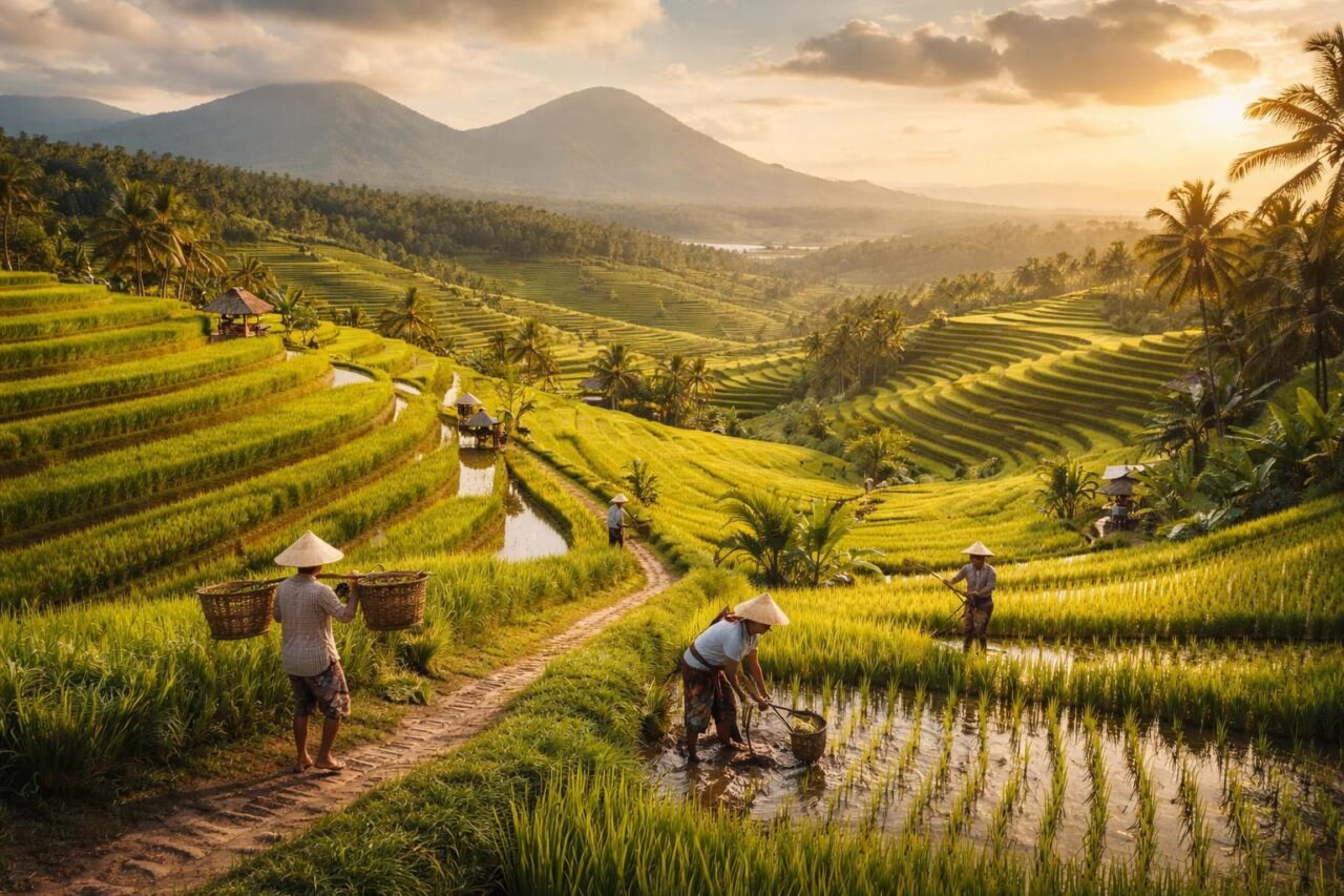 découvrez les raisons incontournables de visiter jatiluwih à bali, un site exceptionnel mêlant paysages verdoyants, rizières en terrasses classées au patrimoine mondial, et une immersion authentique dans la culture locale.