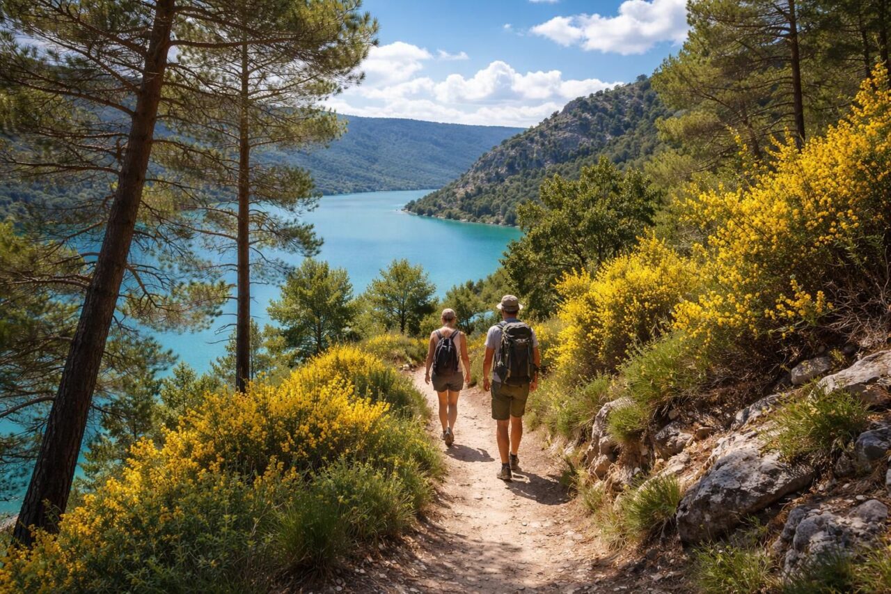 découvrez les sentiers secrets autour du lac de sainte-croix lors d'une randonnée inoubliable. plongez au cœur de paysages naturels exceptionnels et vivez une aventure unique en provence.