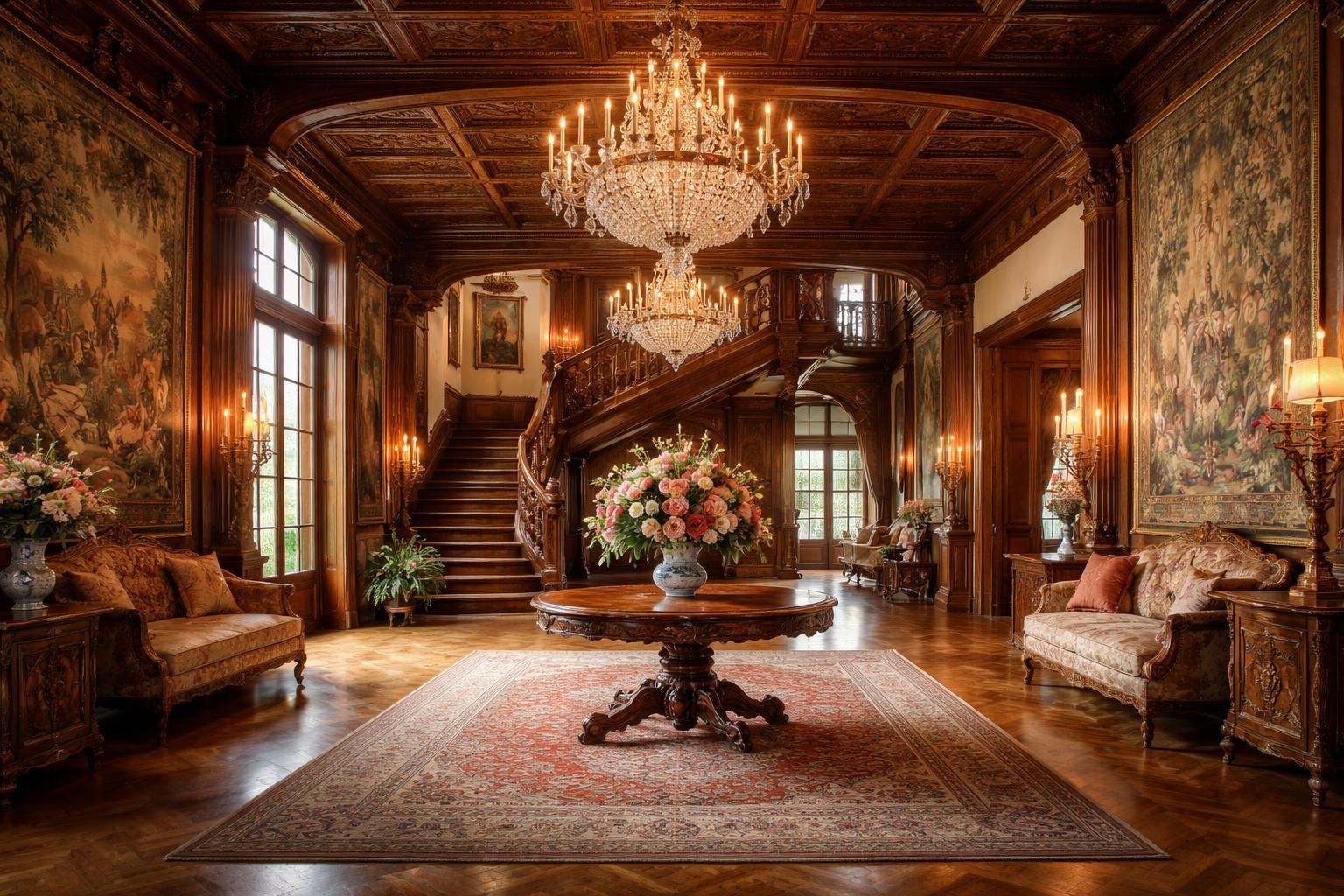 plongez dans l'élégance du château de costaeres et explorez ses intérieurs riches en décors majestueux qui racontent une histoire unique.