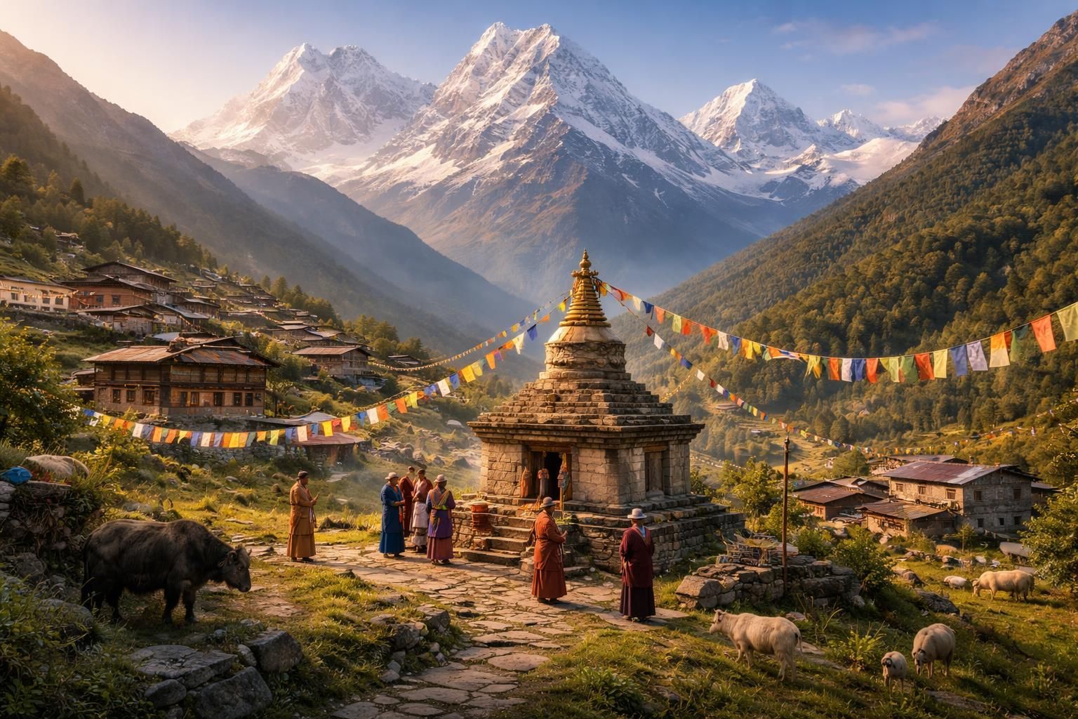 découvrez l'histoire fascinante de l'himalaya, son emplacement unique et son influence profonde sur la culture locale et les traditions millénaires.