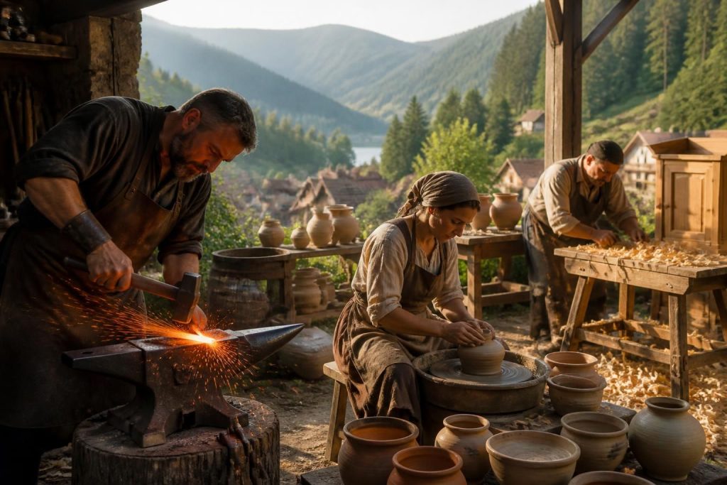 découvrez les artisans passionnés des beaux villages autour de gérardmer et leur savoir-faire unique qui perpétue des traditions authentiques.