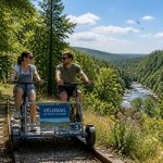 découvrez les atouts du vélorail à saint maximin, une activité idéale pour les amoureux de la nature alliant aventure, découverte et paysages pittoresques.