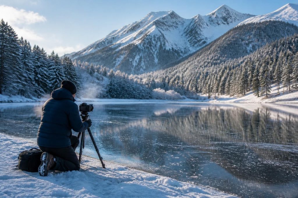 découvrez pourquoi les photographes apprécient le lac de bethmale en hiver et apprenez des astuces pour capturer la beauté unique de ce paysage enneigé.